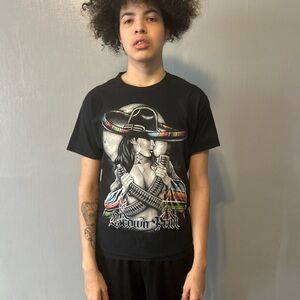 Fruit of the Loom Black Graphic Tee